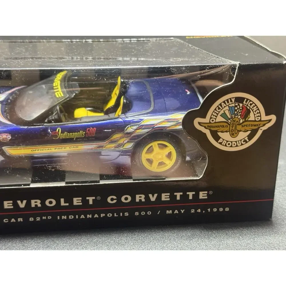 NIB 1998 CHEVROLET CORVETTE PACE CAR INDIANAPOLIS 500 1/24 FRANKLIN MINT